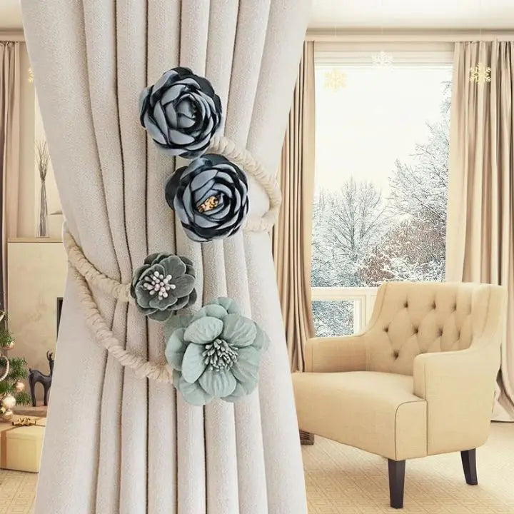 1+1 Gratis Magnetische Raffhalter – Stilvolle & praktische Gardinenhalter