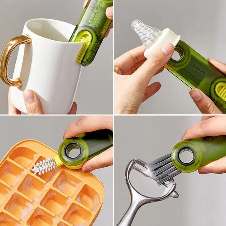 1+1 Gratis | 3-in-1 Multifunktionale reinigungsbürste