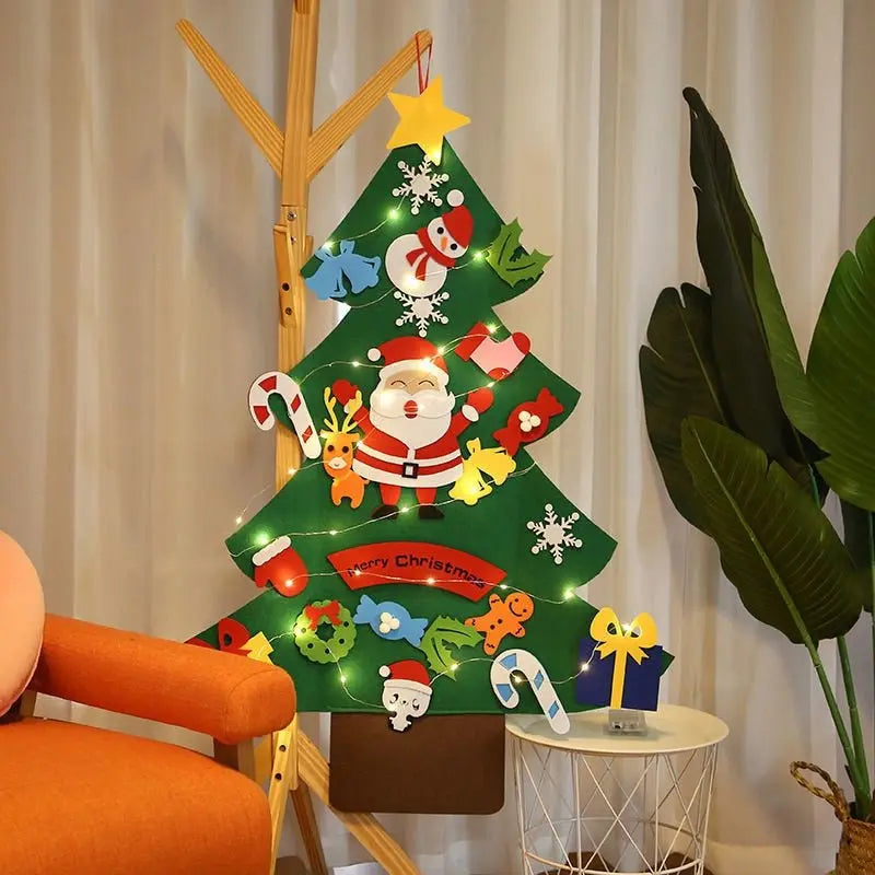 1+1 Gratis | ChristTree™️ DIY Filz-Weihnachtsbaum (32 Stück Ornamente)