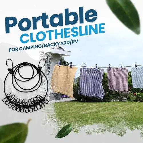 1+1 Gratis | ClothesLine™ Hänge die Wäsche überall auf!