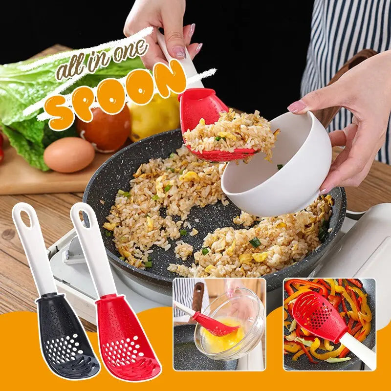 1+1 Gratis | MultiSpoon™ | Multifunktionaler Küchenkochlöffel