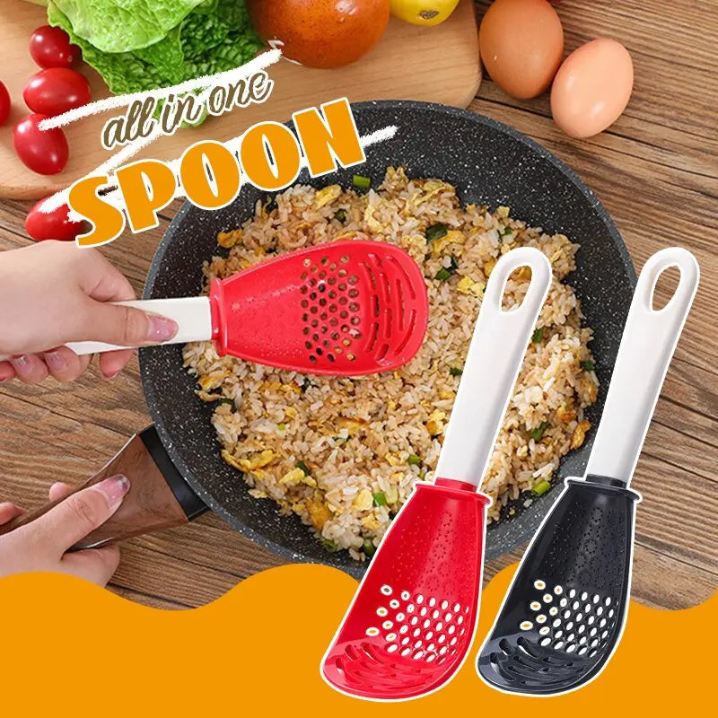 1+1 Gratis | MultiSpoon™ | Multifunktionaler Küchenkochlöffel