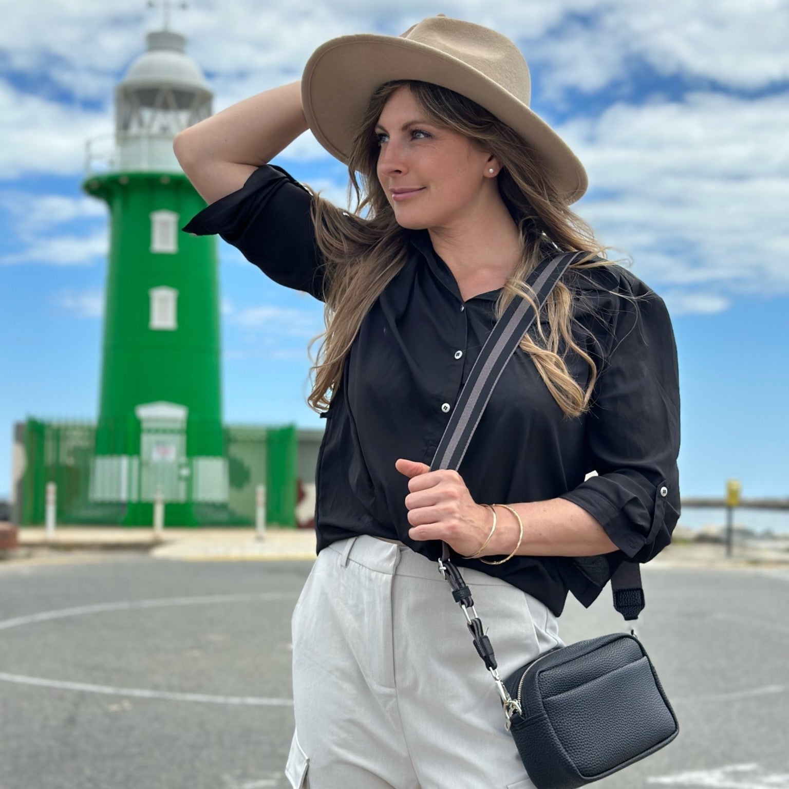 Mystell™ | Leder-Umhängetasche