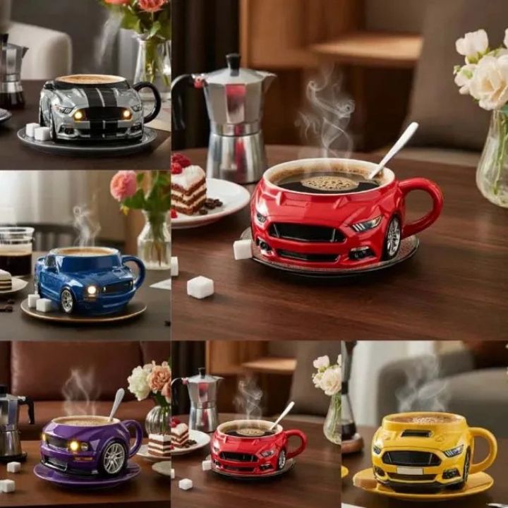 Sportwagen-Kaffeetasse – Kreative & hochwertige Keramiktasse