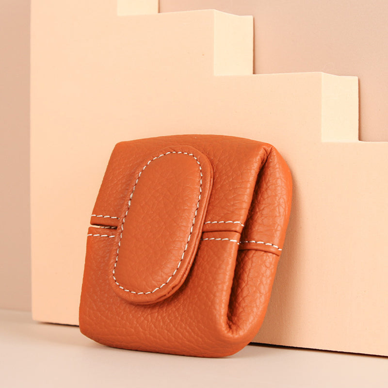 Elegante Mini-Leder-Geldbörse für den Alltag
