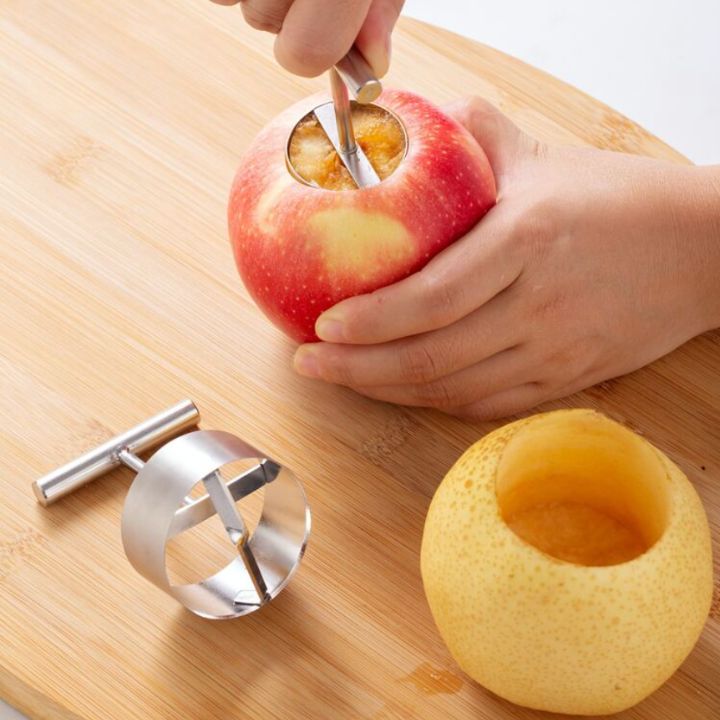 Müheloser Edelstahl-Obstentkerner | + 1 Kleine Gratis