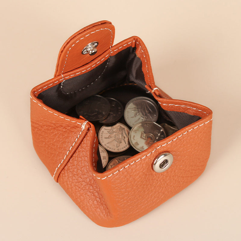 Elegante Mini-Leder-Geldbörse für den Alltag