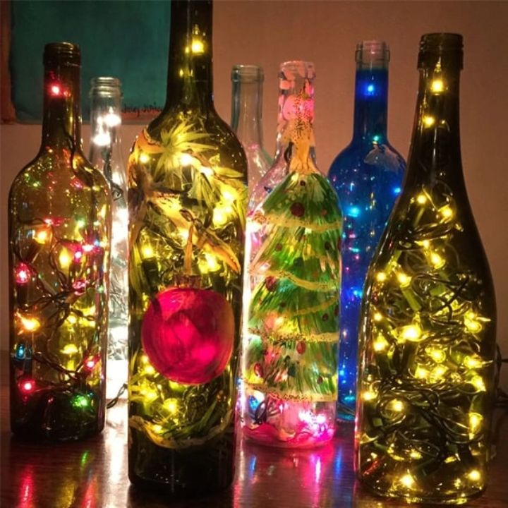 5 Stück LED-Flaschenlichter – Magische DIY-Korkbeleuchtung