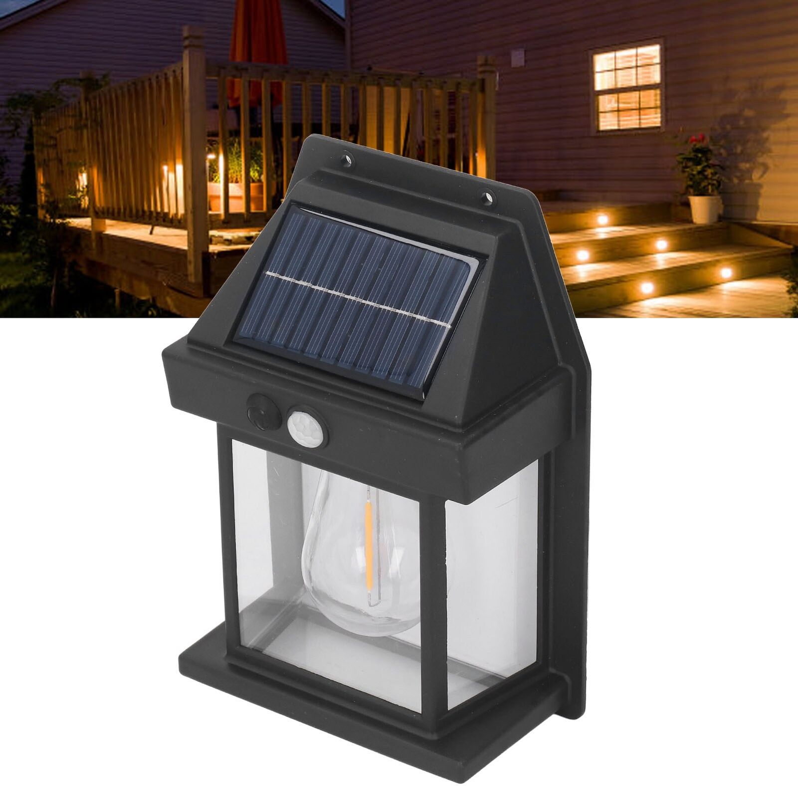 SolarClear® - Solarbetriebene Wandleuchte