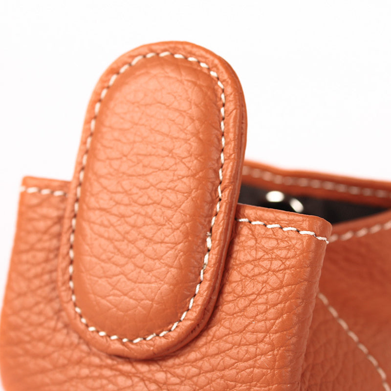 Elegante Mini-Leder-Geldbörse für den Alltag