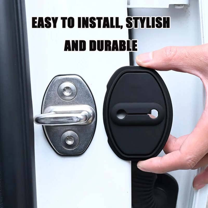 LatchGuard™ - Verhindern Sie Schäden und Kratzer am Türschloss mit langlebigen Silikonabdeckungen (4 Stück)