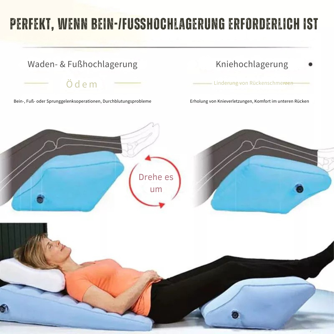 Beinauflage™ Erhöht den Beinkomfort