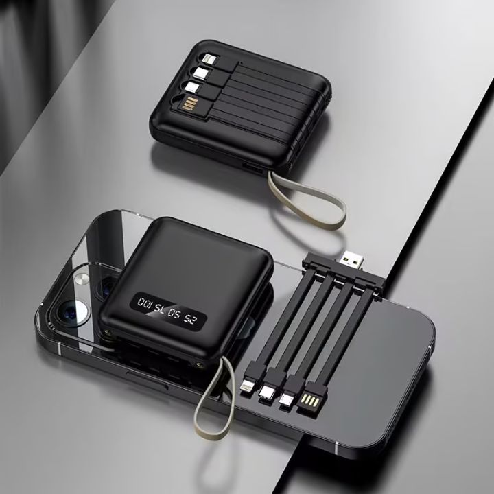 4-in-1 Powerbank Schnellladung – Kompakt & Leistungsstark