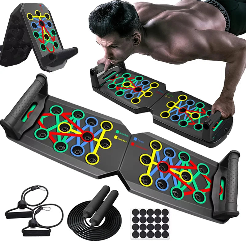 FitMax™ | Faltbar und vielseitig für Brust, Arme, Bauch und Rückenformung