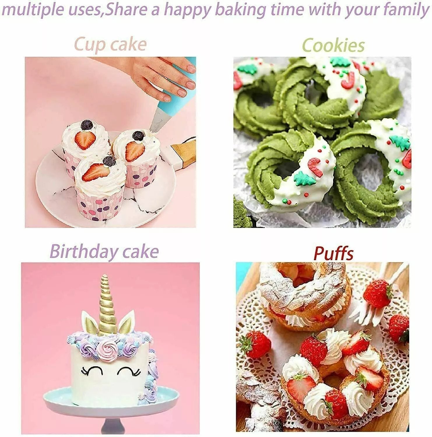 SilverCraft™ Piping Meister Set — Erstellen Sie atemberaubende Kuchen, die alle Blicke auf sich ziehen