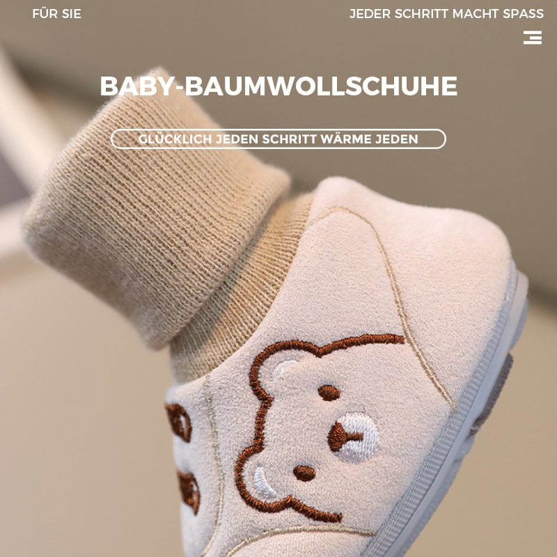 Warme Baby-Winterschuhe mit Plüschfutter – Rutschfest & Atmungsaktiv