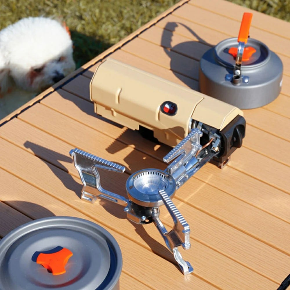 FlameFold™ - Kompakter faltbarer Spyder Camping-Gaskocher