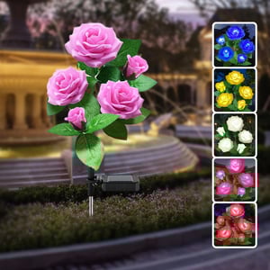 RoseGlow – Romantische Gartenbeleuchtung ganz ohne Strom