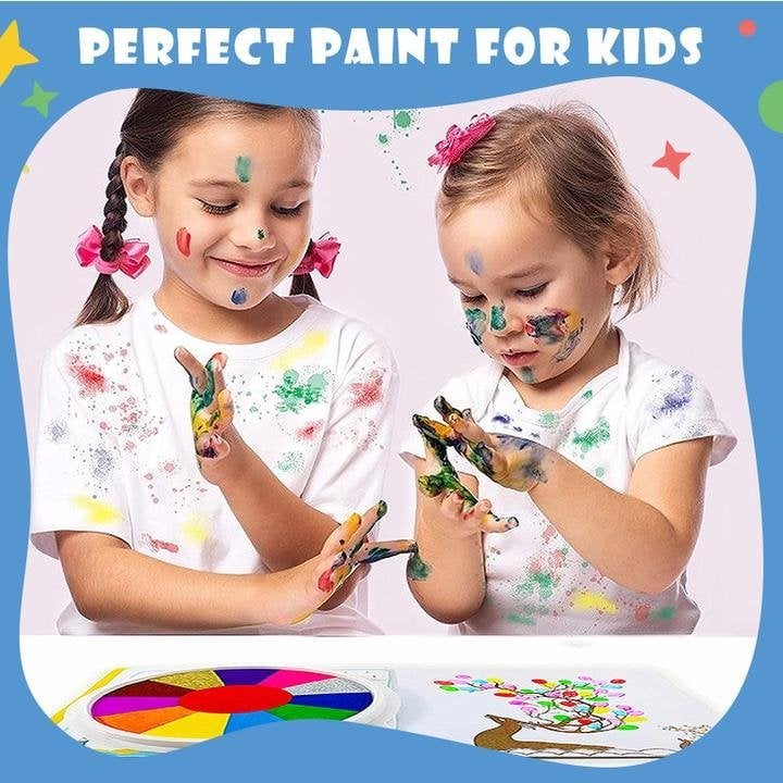 BrilliDazzle™ Finger Painting Set – Entfachen Sie sofort die Kreativität und das Selbstvertrauen Ihres Kindes