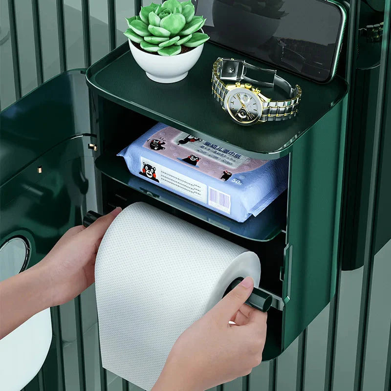 Wandmontierter Badezimmer-Organizer – Maximieren Sie Ihren Platz