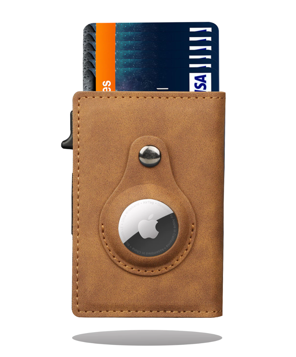 AiroWallet™ - AirTag Leather Wallet (unterstützt sowohl Android als iOS)