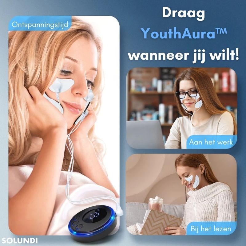 YouthfulAura™ - Angenehme & straffende Gesichtsmassage |  65% MEGARABATT
