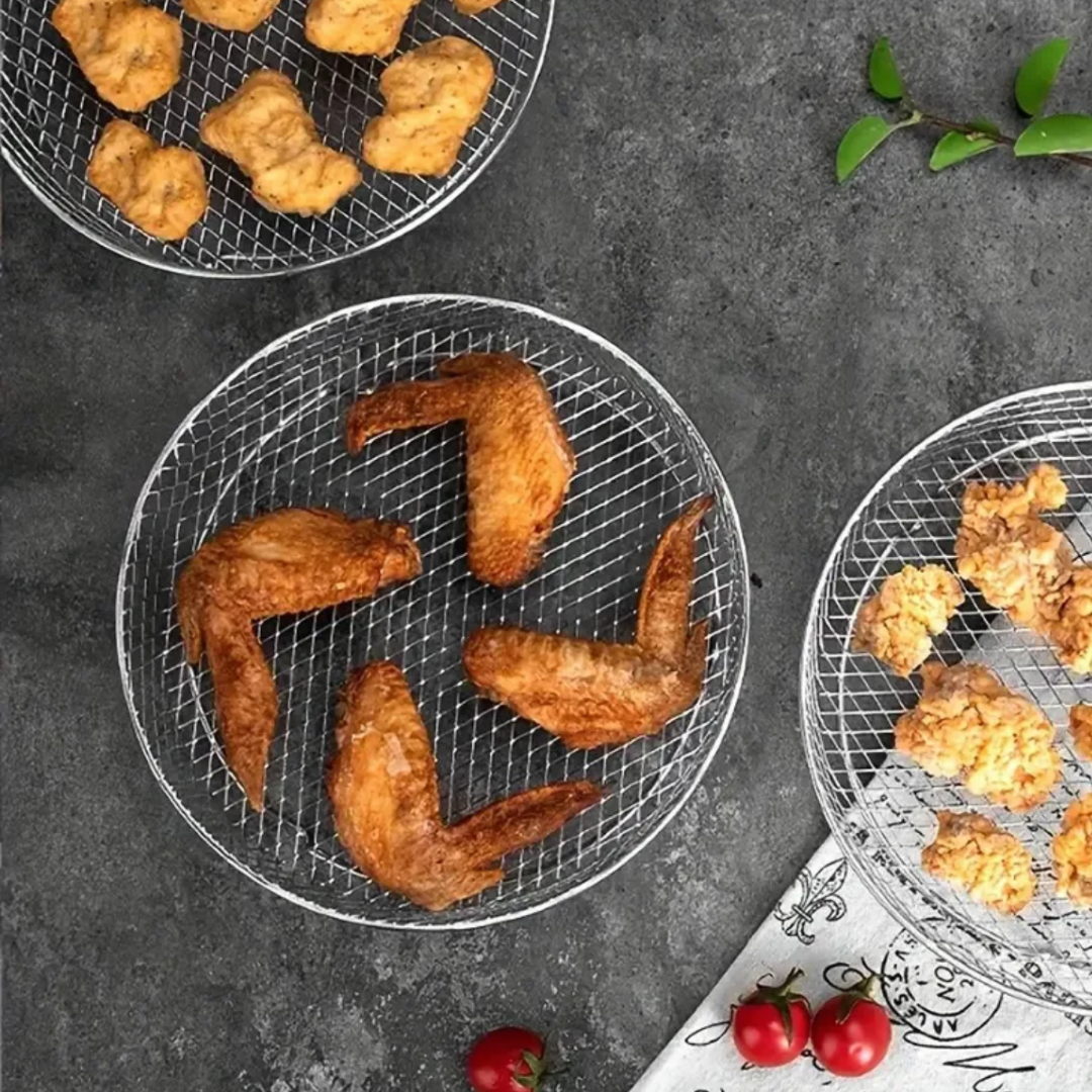 Stapelbare Körbe für Heißluftfritteusen – Mehr Platz, Perfekte Garergebnisse