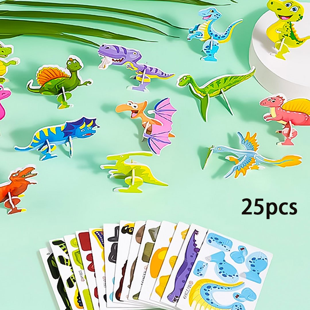 15+10 GRATIS | Bildungs-3D-Puzzle-Set für Kinder – Spaß & Lernen kombiniert