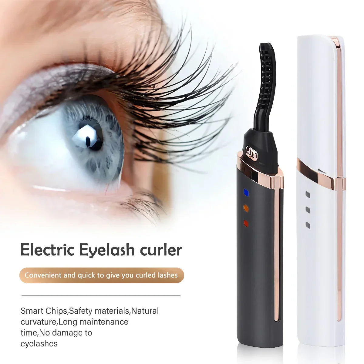 LuxeLash Pro™ | Schnellheizbare USB-wiederaufladbare Wimpernzange