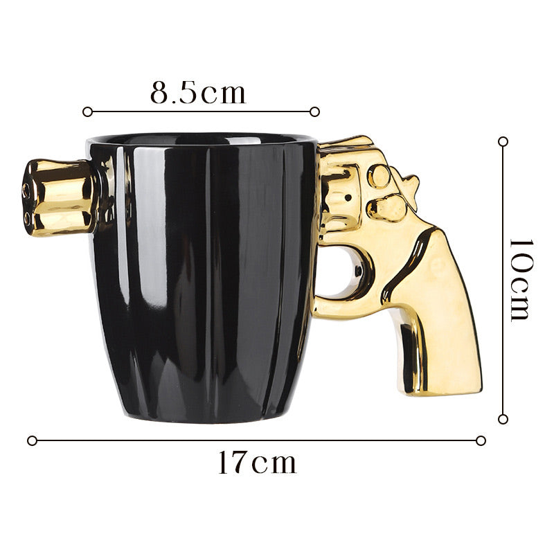 GunMug™ - Kreative Neuheit Kaffeetasse mit Revolvergriff