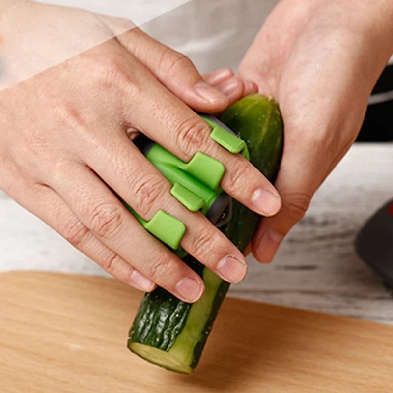 1+1 GRATIS | Sicherer & Müheloser Finger-Schäler – Schützt Hände & Schneidet Schnell