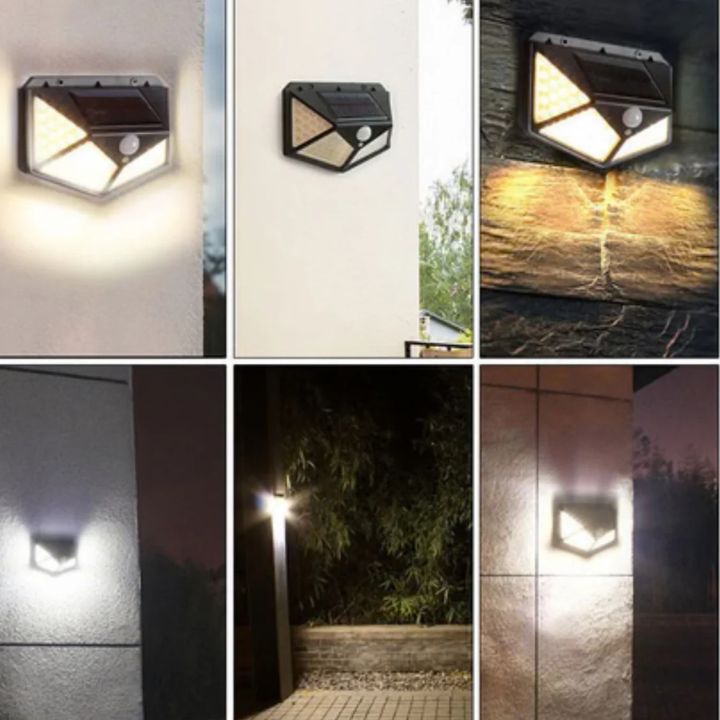 Wasserdichte Bewegungssensor LED-Solar-Wandlampe (100 LED)