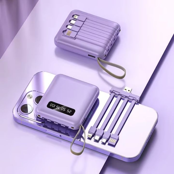 4-in-1 Powerbank Schnellladung – Kompakt & Leistungsstark