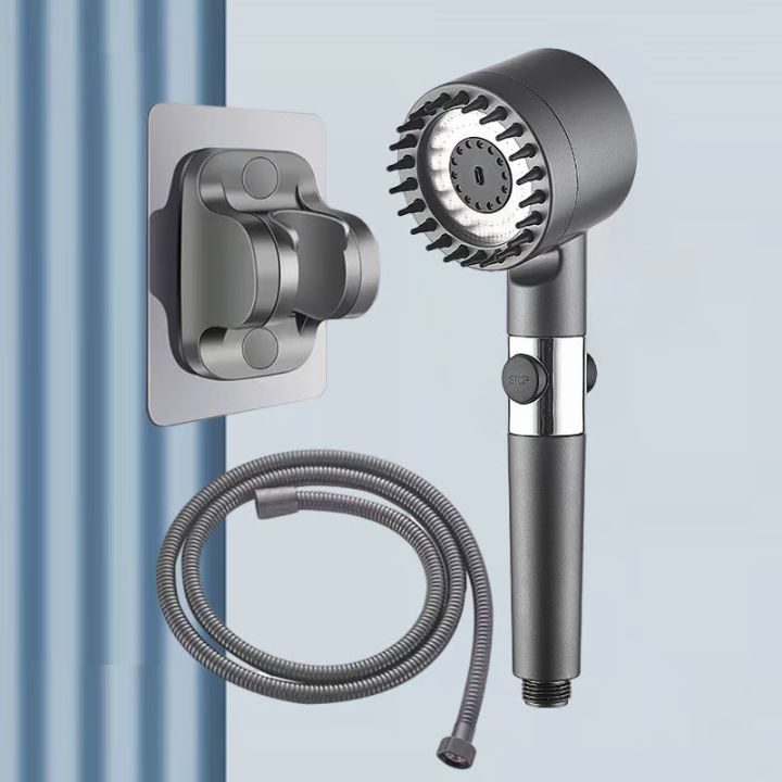 Multifunktionales Hochdruck-Duschkopf-Set