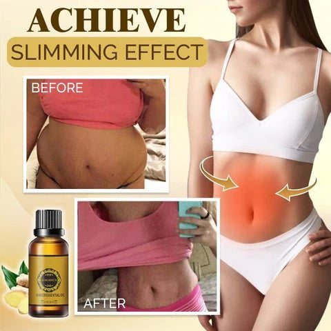 1+1 Gratis | Belly Drainage Ginger Oil - Mit natürlichen Ölen hergestellt, um Cellulite sicher zu verbrennen!