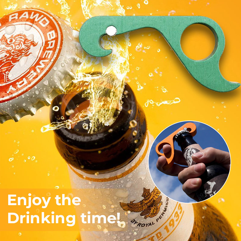 OneHandPop™ - Bierflaschenöffner aus Aluminiumlegierung