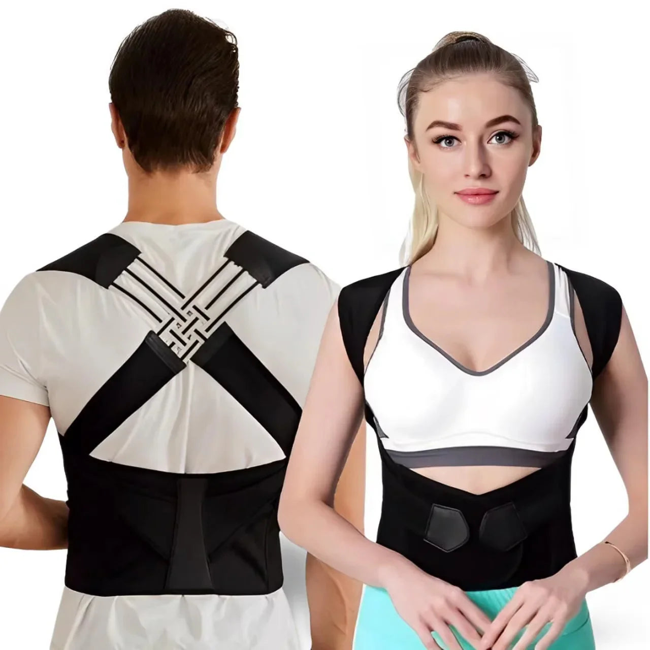 PostureFit™ | Verstellbarer Rückenstützgürtel für die Ausrichtung von Taille und Wirbelsäule
