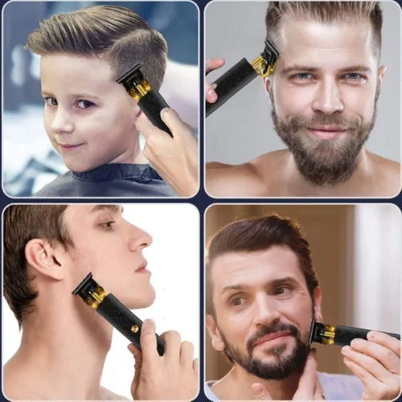 Vintage Ölkopf™ - Farbverlauf Gravur elektrischen Haarschneider