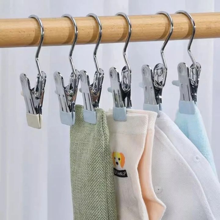 5+5 Gratis | Edelstahl-Kleiderclip – Robuste Hänger