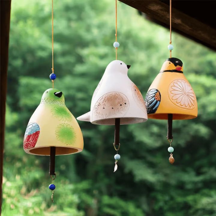 1+1 Gratis | Vogelklang-Glocke – Elegantes Windspiel für Garten