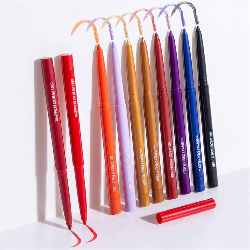 ColorGlam - 20 Stück Farbiges Eyeliner-Stift-Set | 50% RABATT