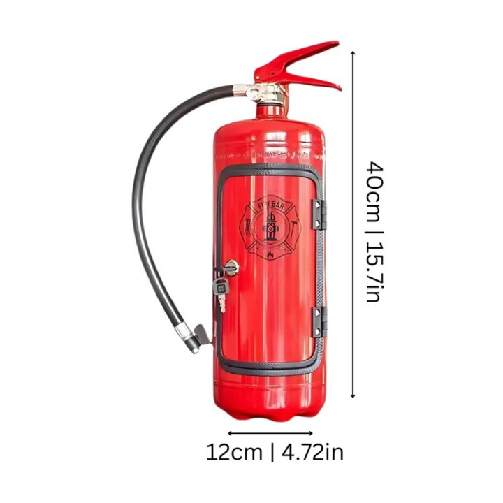Handgefertigte Feuerlöscher Minibar – Einzigartige Geschenkidee