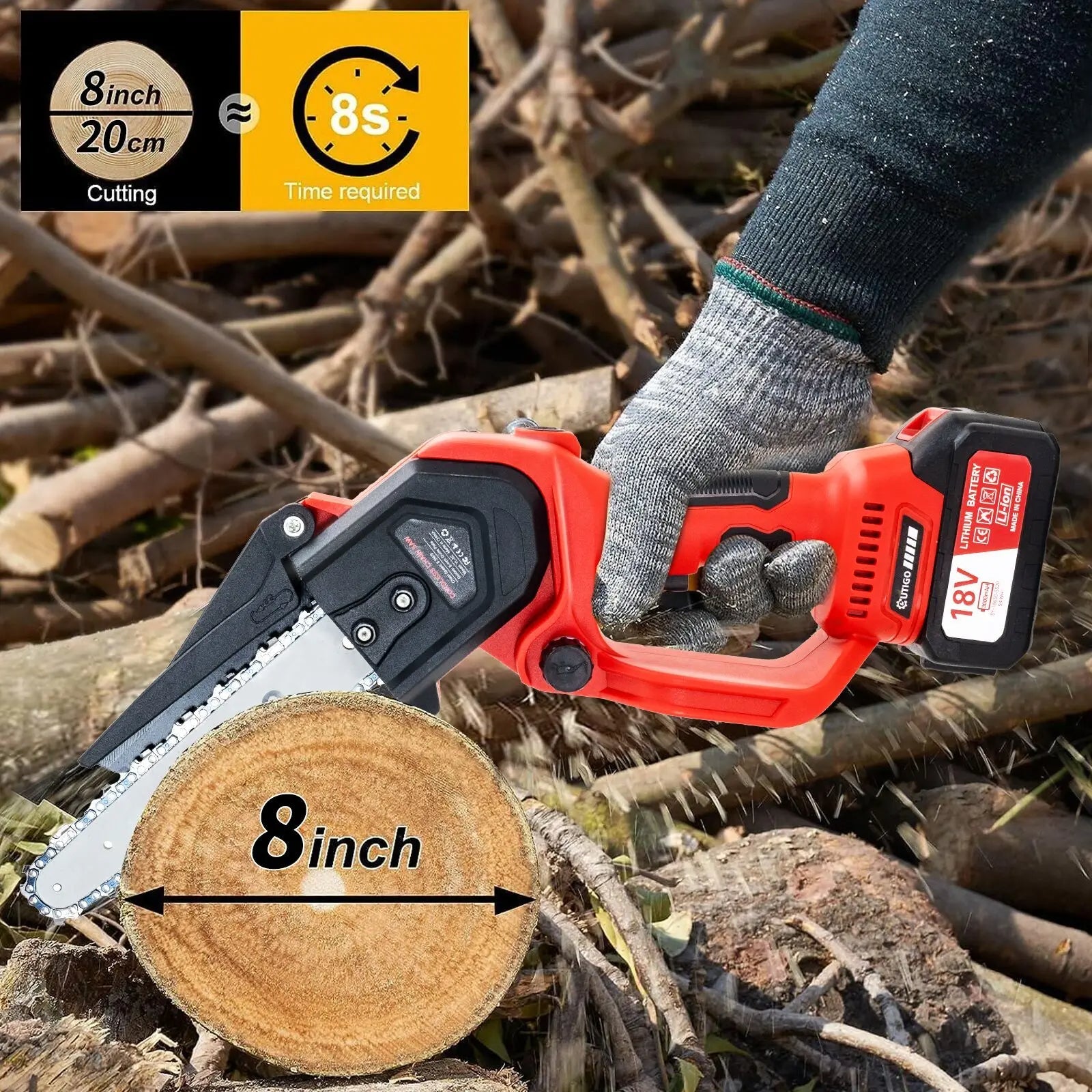 Die SuperSaw - Ultra-Powerful Handgeführte Elektrische Mini-Kettensäge