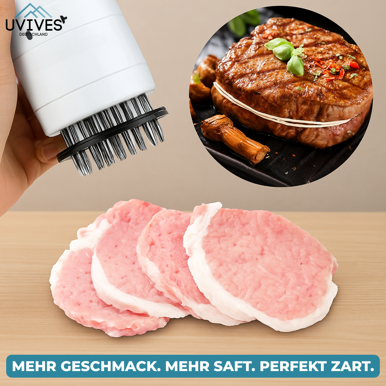 InjectaTender™ - 2 in 1 Zartmacher und Sauceninjektor