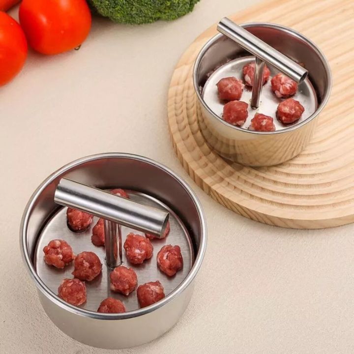 Edelstahl Fleischbällchen-Form für Perfekte Kugeln