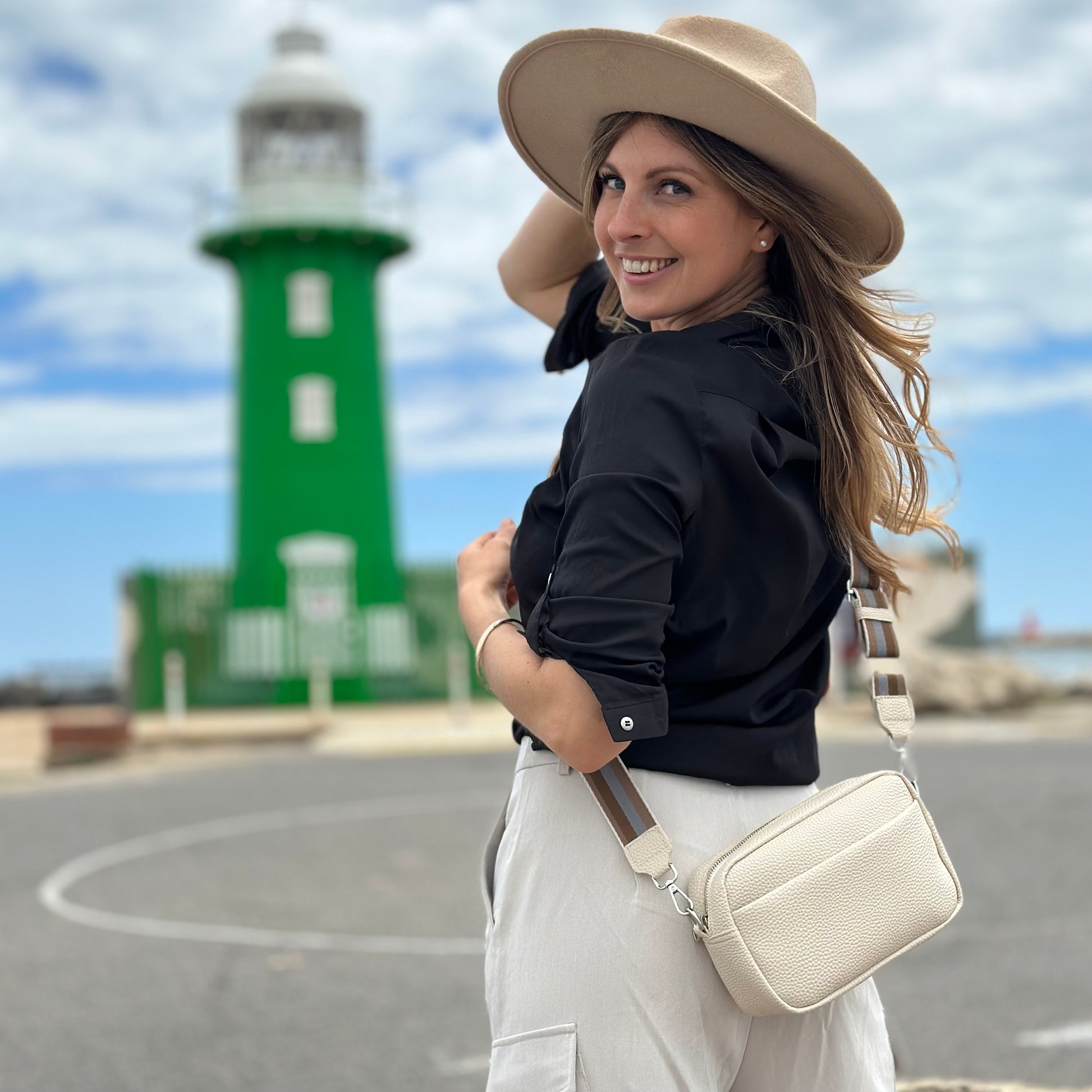 Mystell™ | Leder-Umhängetasche