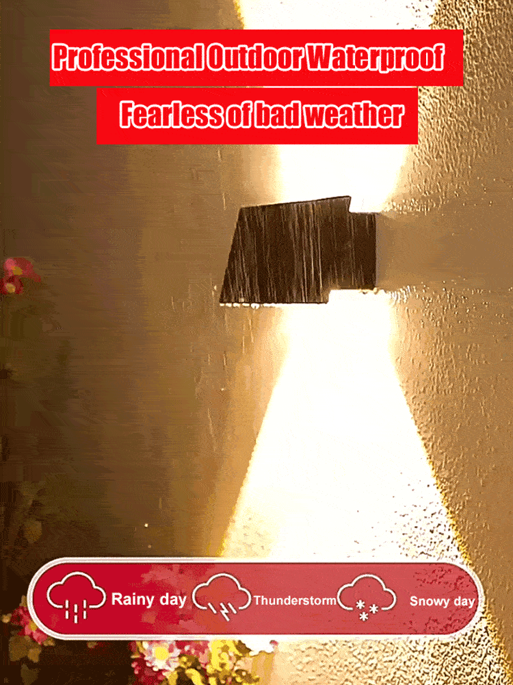 SunGlow™ - Solarbetriebene Wandleuchte