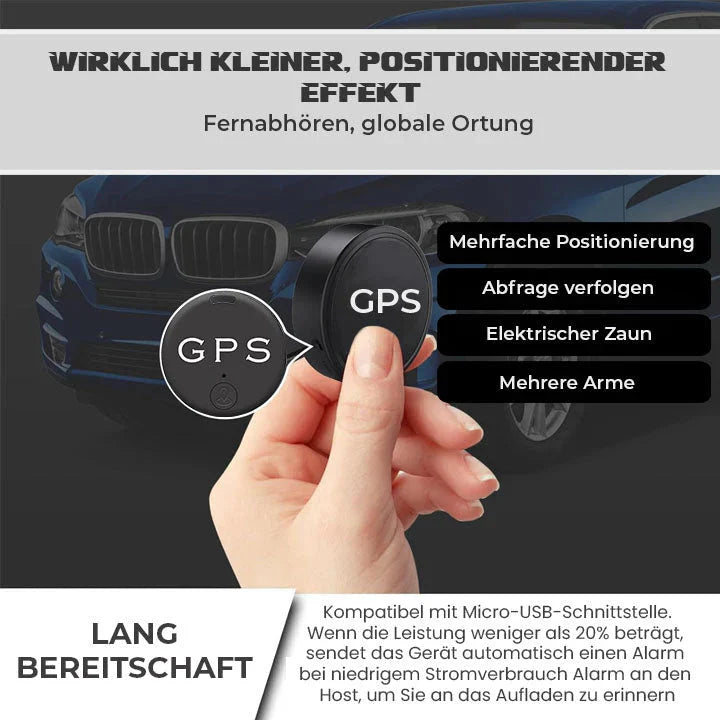 1+1 GRATIS | SteadiTrack™ Mini GPS — Sofortige Sicherheit, genau zu wissen, wo sich geliebte Menschen und Wertgegenstände befinden