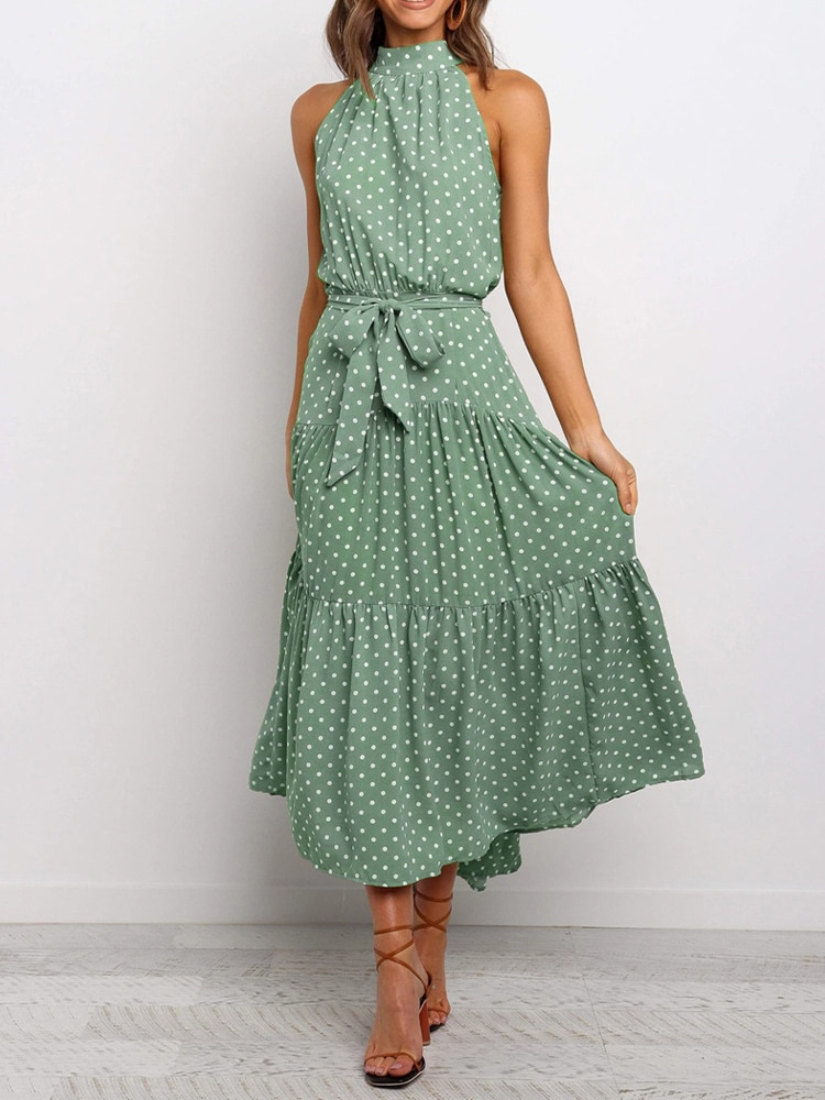 PolkaBloom™ - Sommerkleid mit Polka-Dot-Print