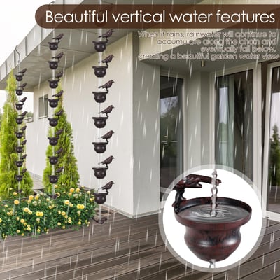 RainCharm – Dekorative Regenkette für Garten &amp; Terrasse
